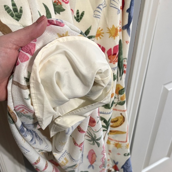 Colorful Printed Women's Plus Dress - Picture 7 of 8